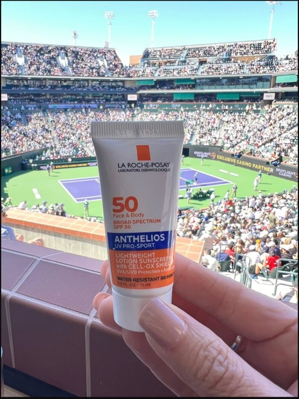 🔥3/$30 La Roche-Posay Anthelios UV Pro-Sport Sunscreen SPF 50 Face & Body 15mL - Picture 2 of 5